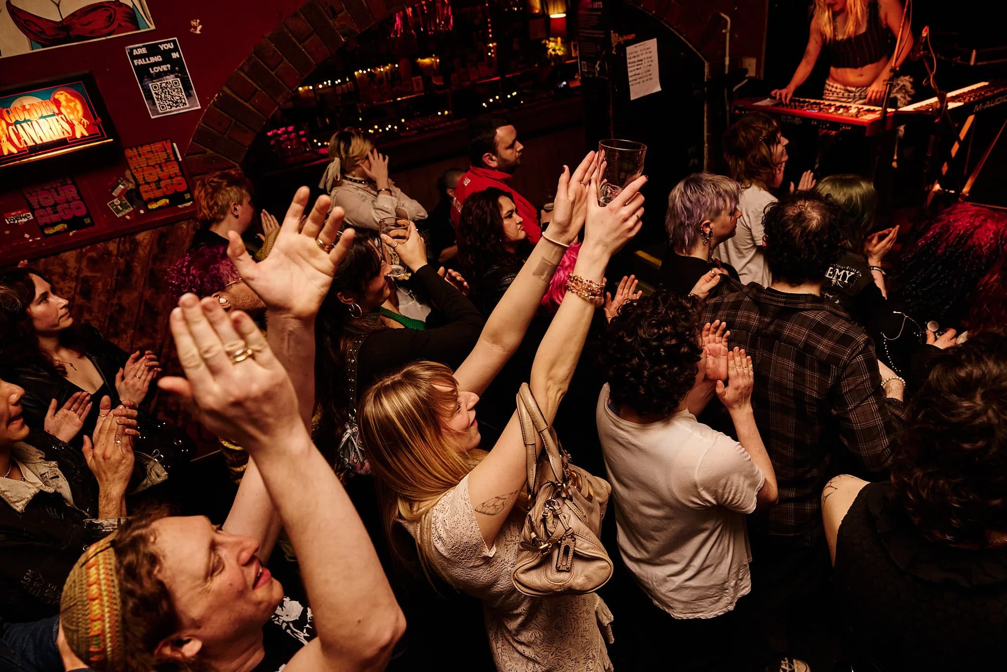 A packed crowd at FEVER at The Old Bar