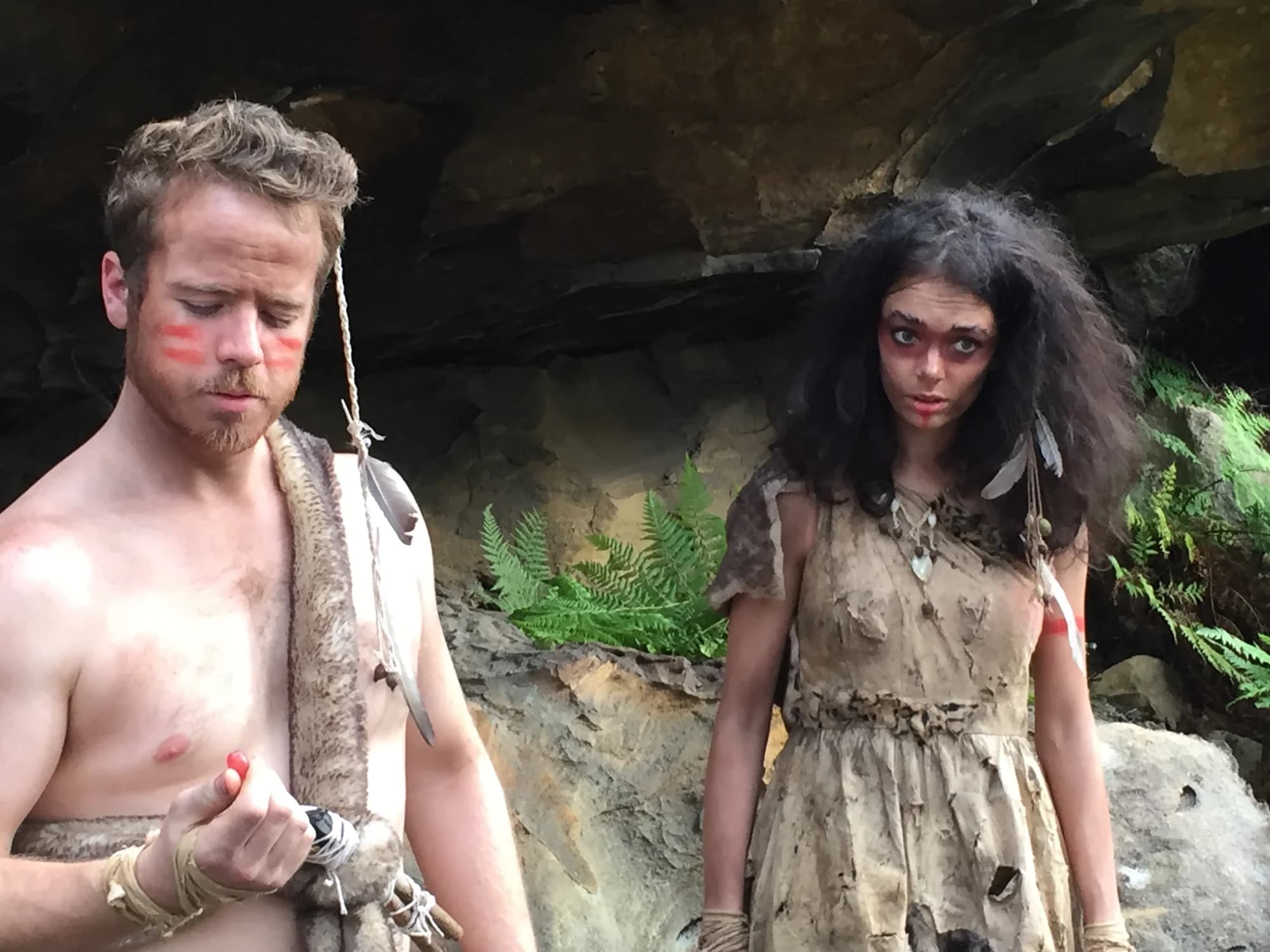 The prehistoric house hunters on location