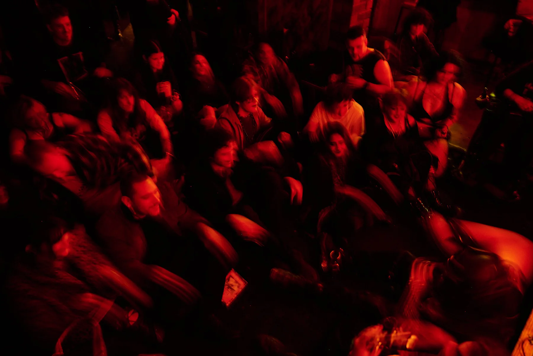 Crowd dancing at The Old Bar